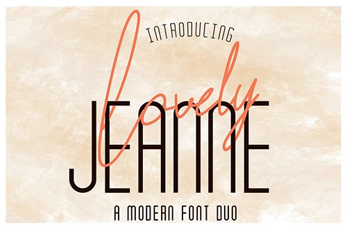 Lovely Jeanne - Script Font