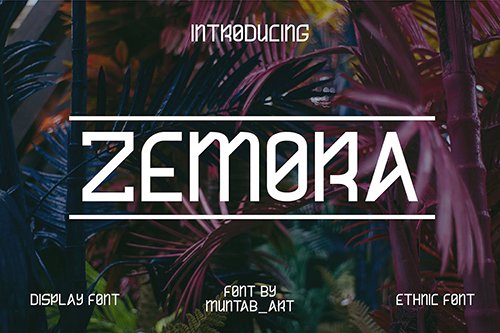 Zemora | Modern Font