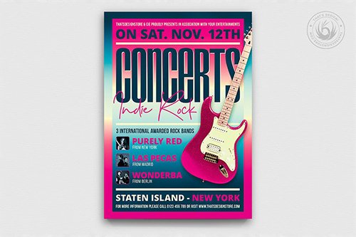 Indie Fest Flyer Template V9