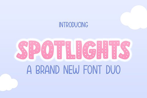 Spotlights Font Duo