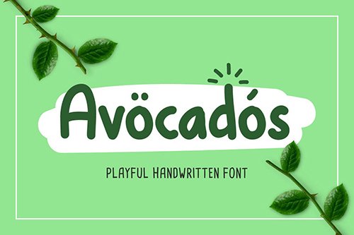 Avocado - Cute Font
