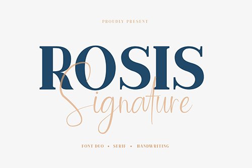 Rosis & Ballroom - Font Duo