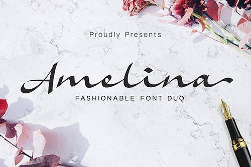 Amelina - Font Duo