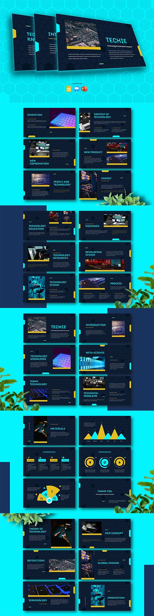 TECHIE - Technology Presentation Template
