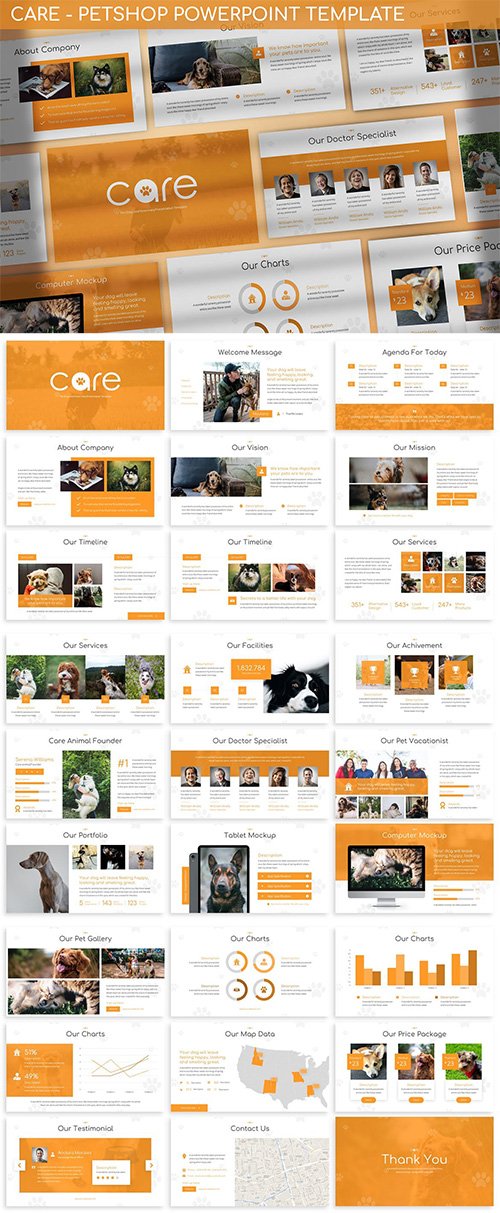 Care - PetShop Powerpoint Template