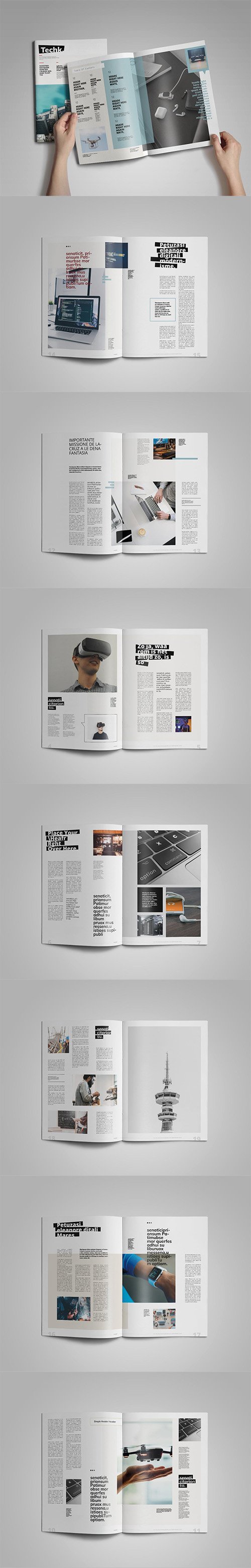 Techk | Magazine Template