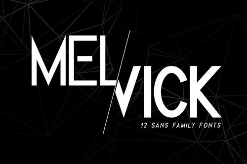 Melvick - Font Family