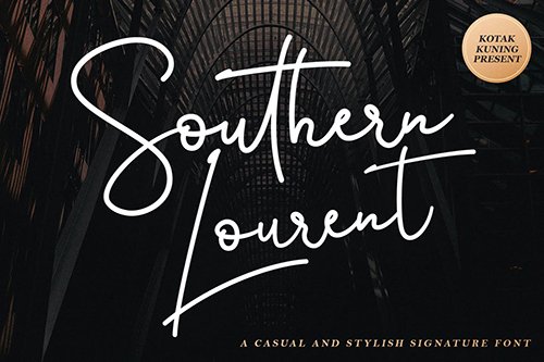 Southern Lourent Signature Font