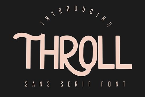 THROLL Modern Sans Serif