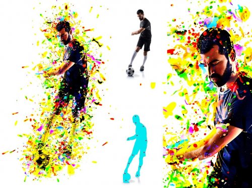 Paint Art Photoshop Action 5380821