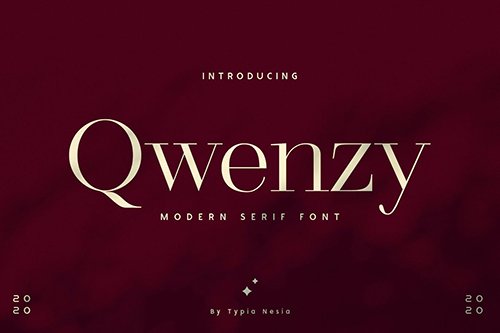 Qwenzy - Modern Serif