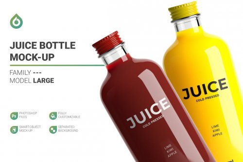 Juice Bottle Mockup 5325379