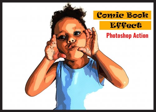 Comic Book Effect Photoshop Action 4892592