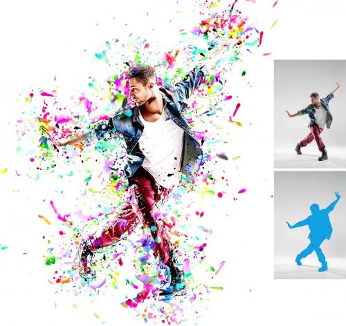 Paint Art Photoshop Action 5380821