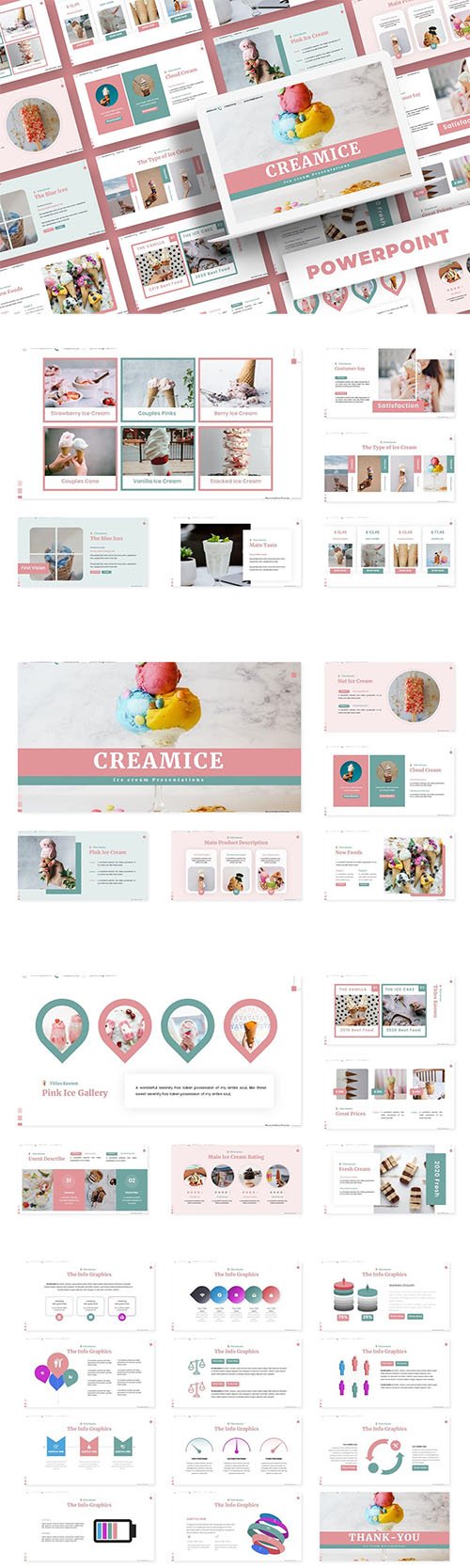 Creamice - PowerPoint, Keynote and Google Slides Template