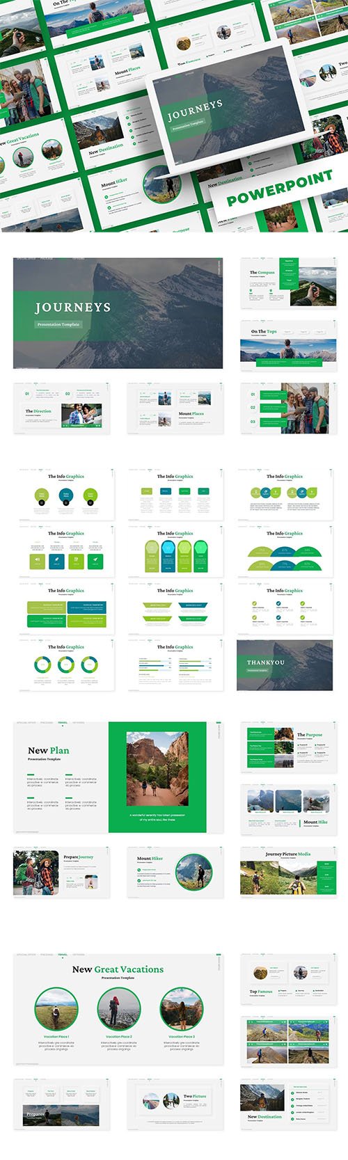 Journeys - PowerPoint, Keynote and Google Slides Template