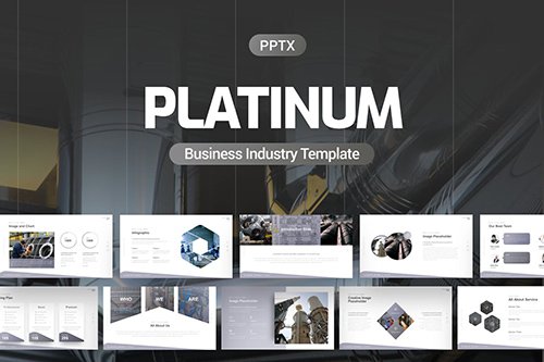 Platinum Business Industry Powerpoint Template