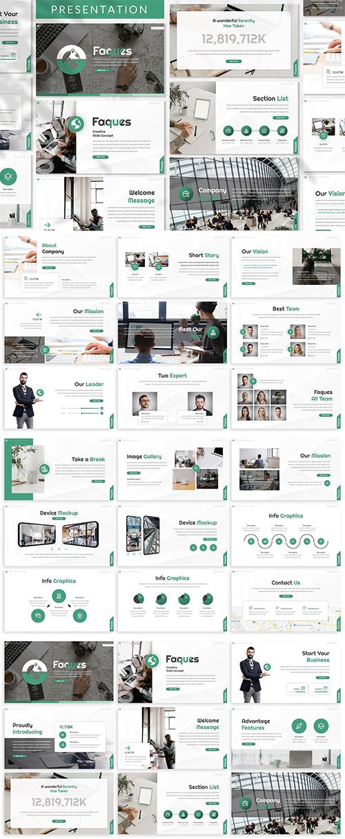 Faques - Business Prensentation Template