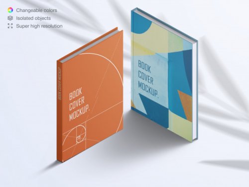 Realistic book mockup