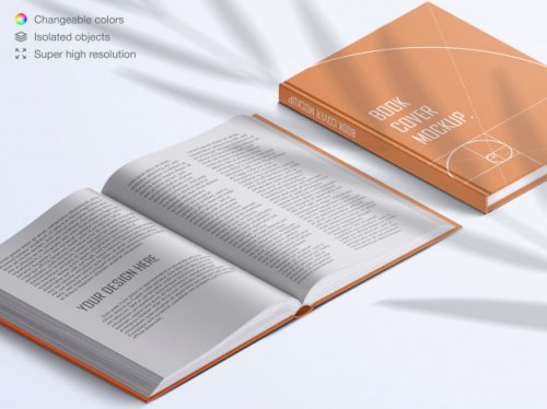 Realistic book mockup