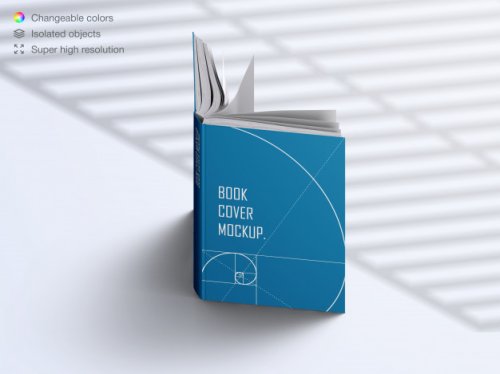 Realistic book mockup