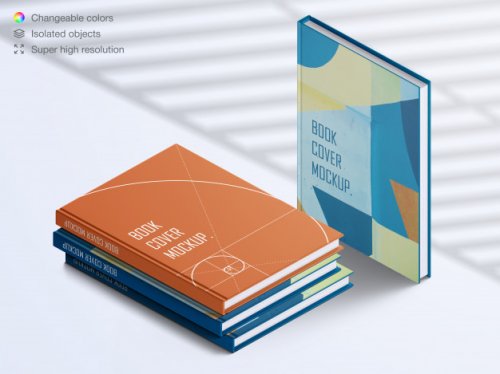 Realistic book mockup