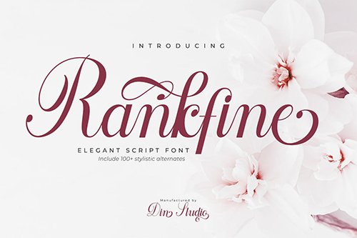 Rankfine-Elegant Calligraphy Font