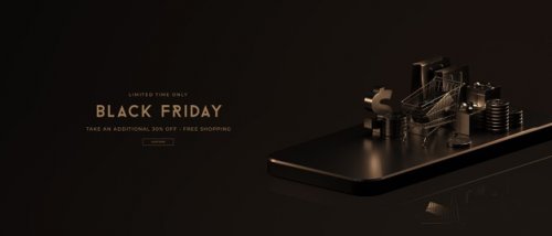 Black friday sale mockup