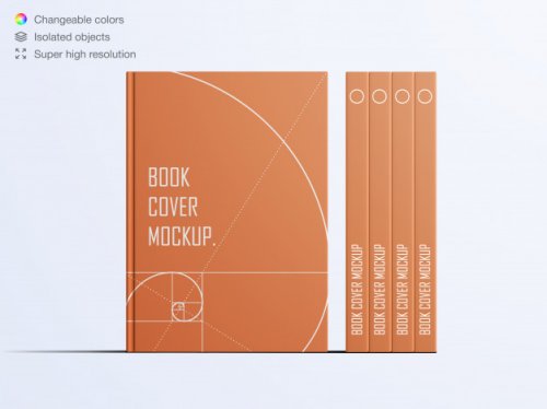 Realistic book mockup