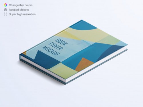 Realistic book mockup