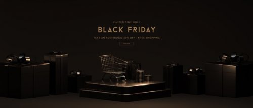Black friday sale mockup