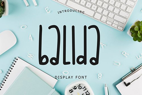 Balida Display Font