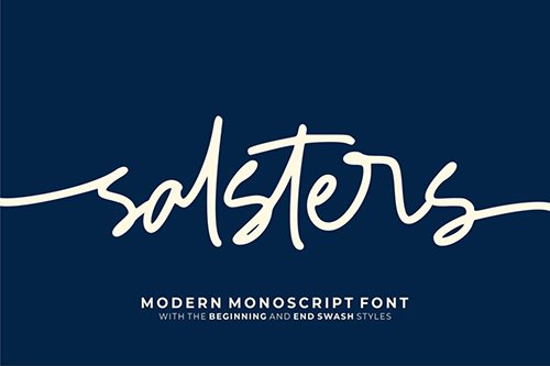 Salsters | Modern Monoscript