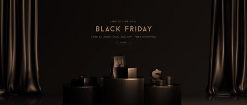 Black friday sale mockup