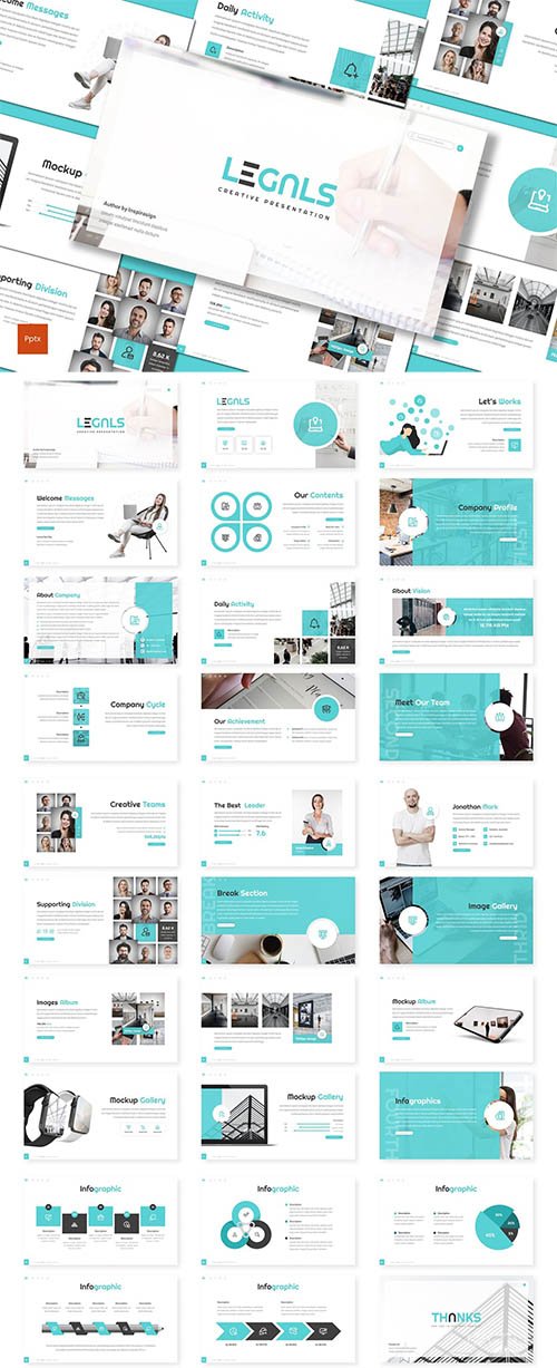 Legals - Creative PowerPoint, Keynote and Google Slides Template