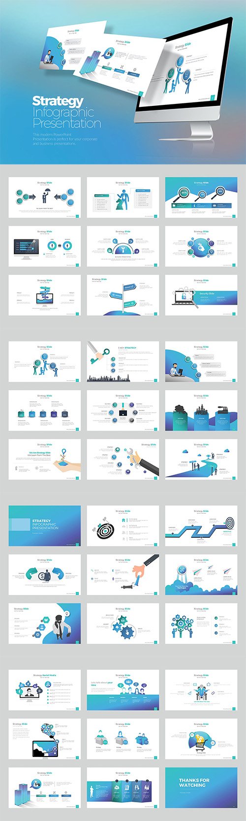 Strategy Infographic Powerpoint