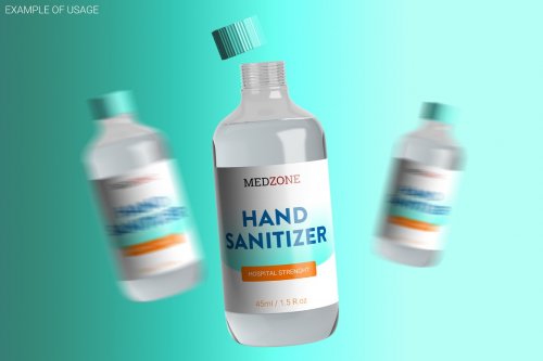 Sanitizer Bottle Mockup 4803089