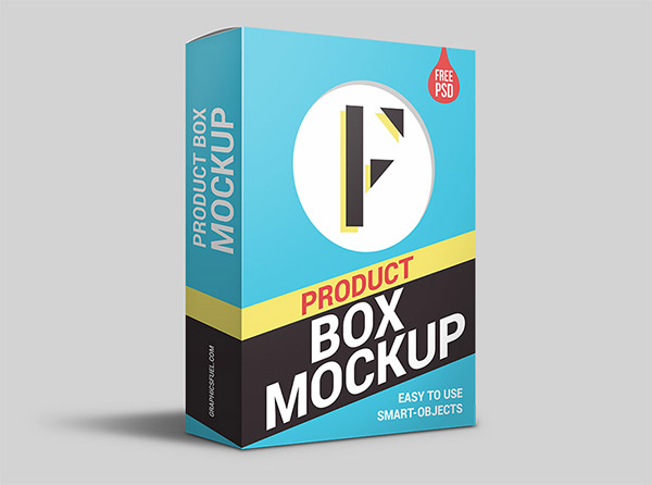 PSD Mock-Up - Product Packaging Box