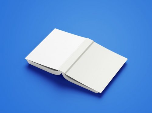 Realistic Book Hardcover Mockup