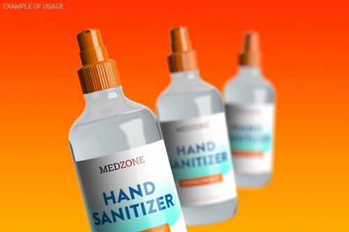 Sanitizer Bottle Mockup 4803089