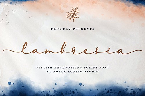 Lambresia - Elegant Script Font