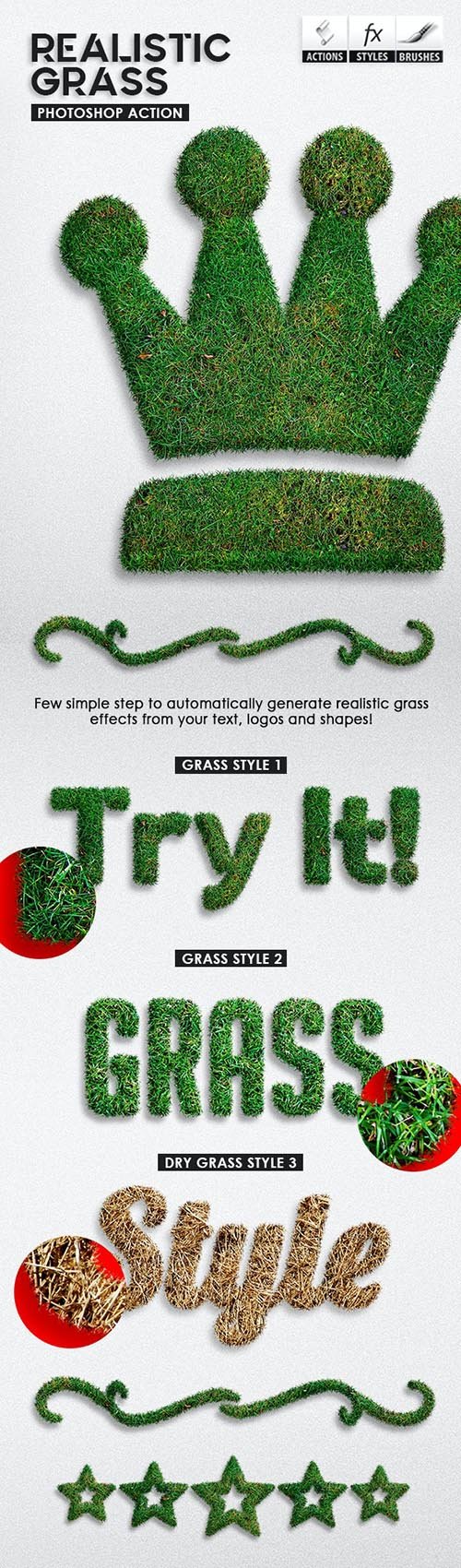 Realistic Grass - Photoshop Actions 28288665