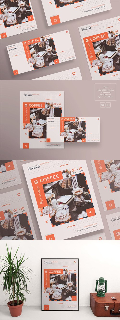 Coffee Shop Flyer and Poster Template