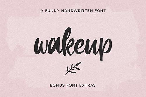 Wakeup Extras Symbol Font