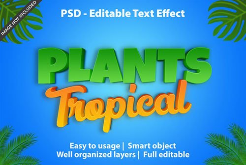 Text style effect template