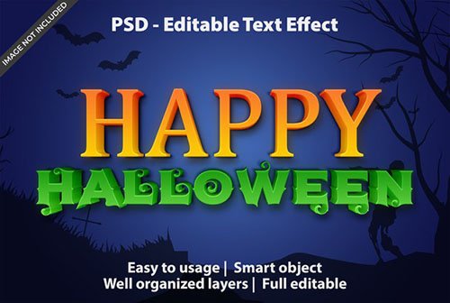 Text style effect template