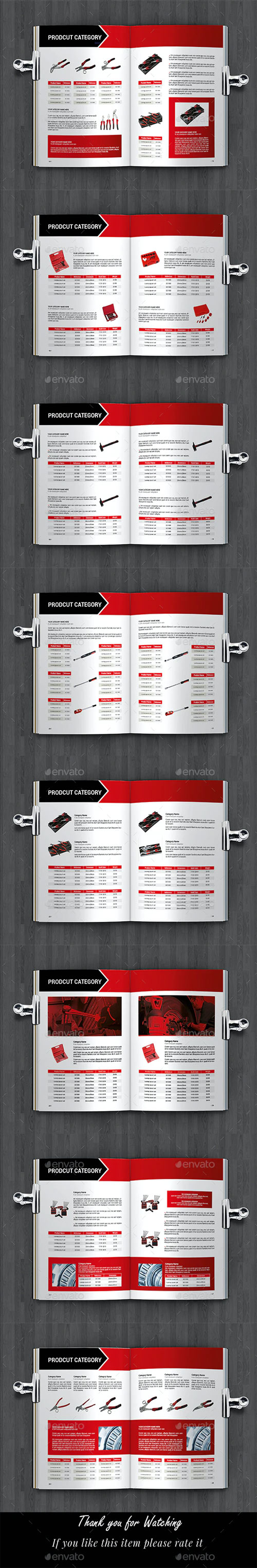 Industrial Products Catalog Template 28142676