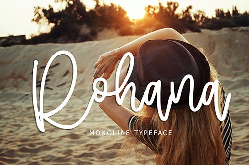 Rohana Monoline Typeface
