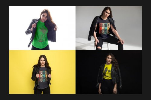 T-Shirt Mock-Up Set 3791241