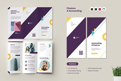 Finance Accounting Trifold Brochure